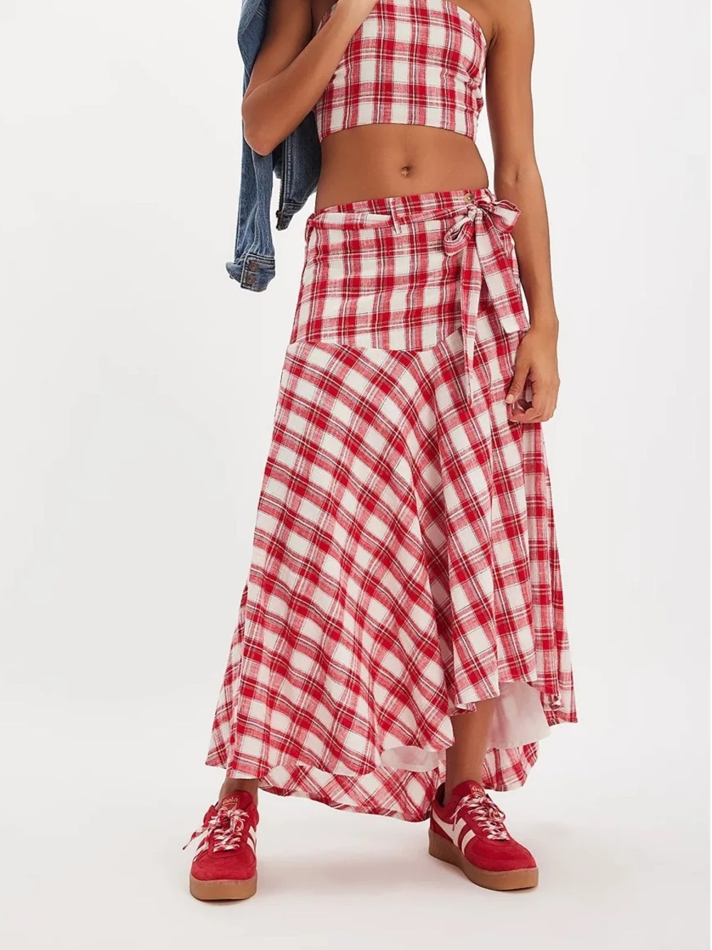 Free People After You Plaid Skirt